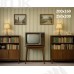 Tło fotograficzne „Retro salon z telewizorem i biblioteczkami” | 3825 Tło fotograficzne „Retro salon z telewizorem i biblioteczkami” | 3825